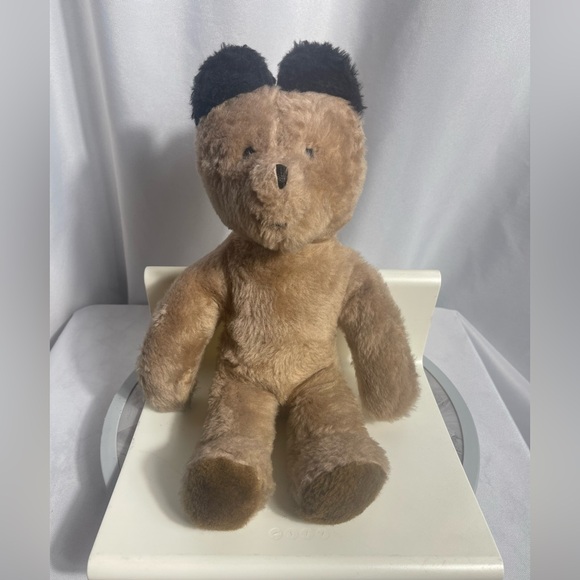 Eden Other - Vintage Eden Toys Plush Puppy Dog – Brown with Black Ears – 12” – Sewn in Haiti